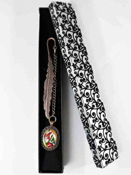 Lale İzleri Çini Kitap Ayracı - Çini Evi (1)