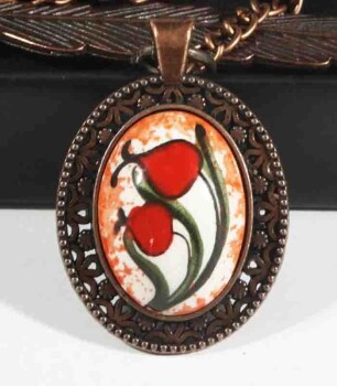 Lalezar Iznik Ceramic Bookmark - Çini Evi