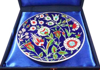 Lawyer Gift 30 cm Iznik Ceramic Plate - 3