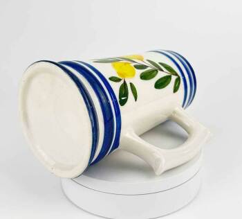 Lemon Branch Motif Ceramic Mug with Handle - 2