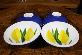 Lemon Pattern Bowl Set - Çini Evi