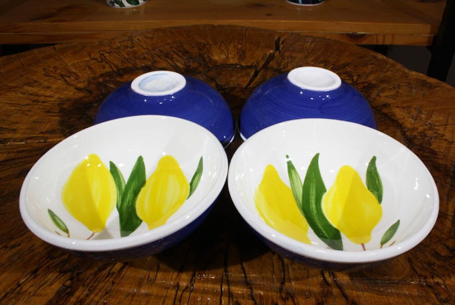 Lemon patterned bowl set - 1