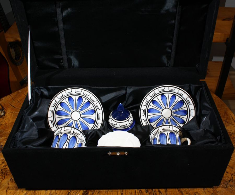 Leute doppelte Kaffee-Set - 3