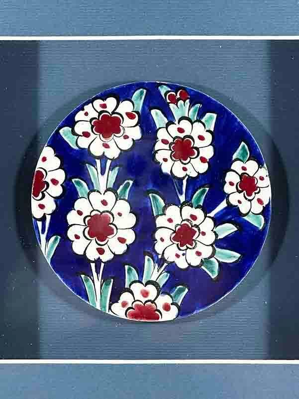 Life Tree Motif Iznik Tile Plaque - 2