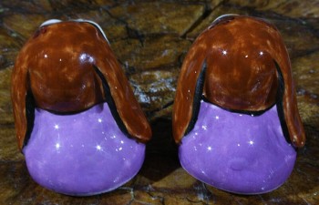 Long ear dog figurines - Çini Evi (1)