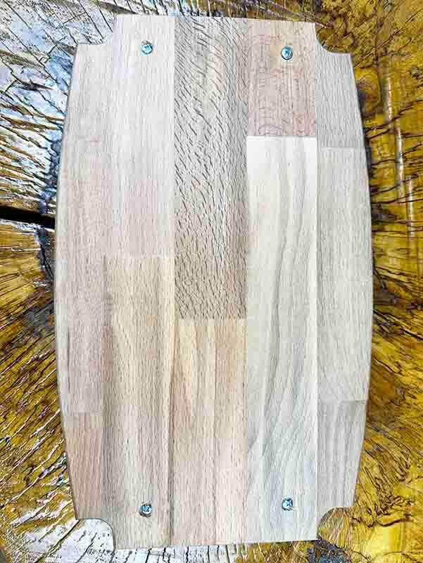 Lotus Motif Wooden Tray - 4