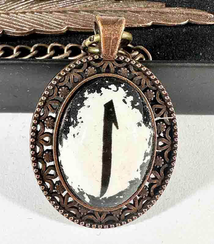 Marque-page en céramique d’Iznik – Motif Elif - 1