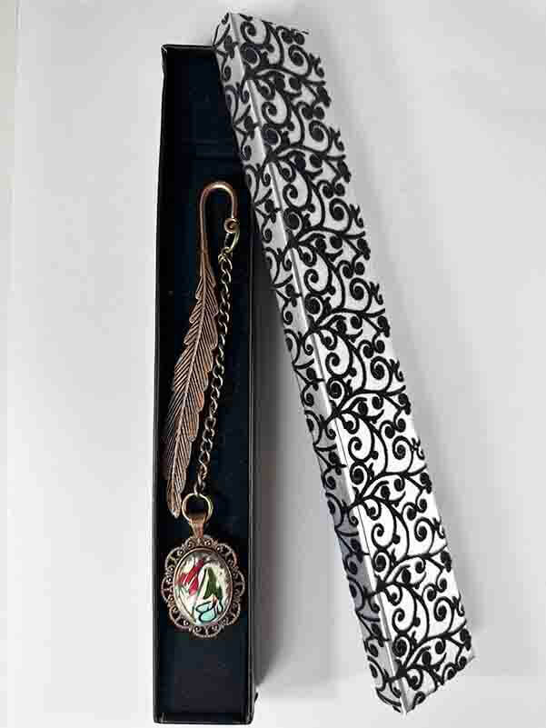 Marque-page en céramique d’Iznik – Motif Tulipe « Éclat du Printemps » - 2