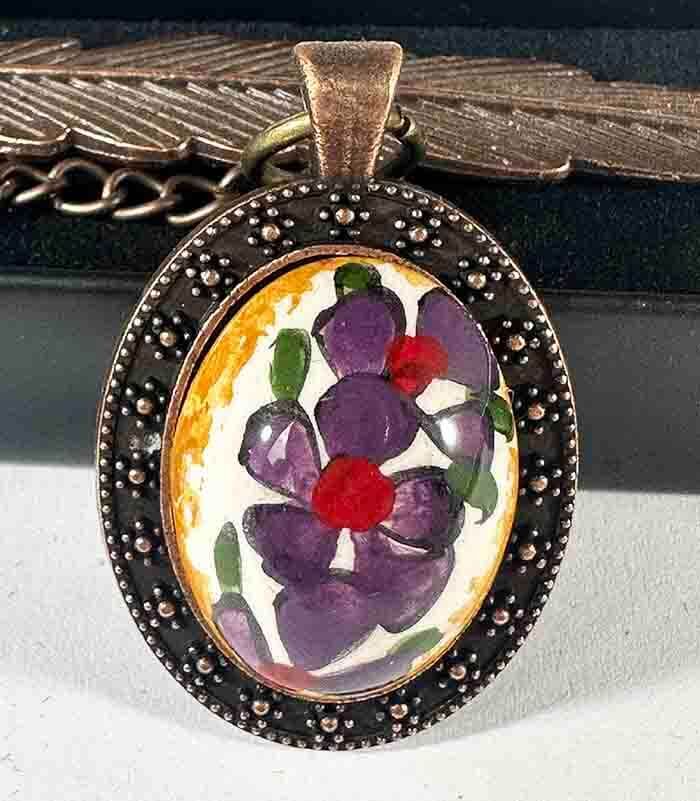 Marque-page Iznik motif grenade, cadeau pour femme - 1