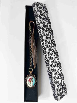 Marque-page Iznik motif tulipe, cadeau pour nouvelle école - 2