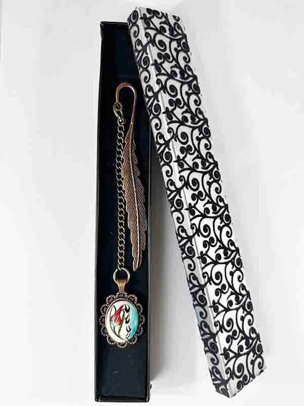 Marque-page Iznik motif tulipe, cadeau pour nouvelle école - 2