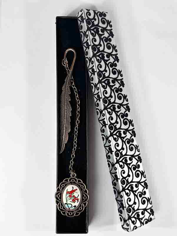 Marque-page VIP en céramique d’Iznik motif tulipe - 2