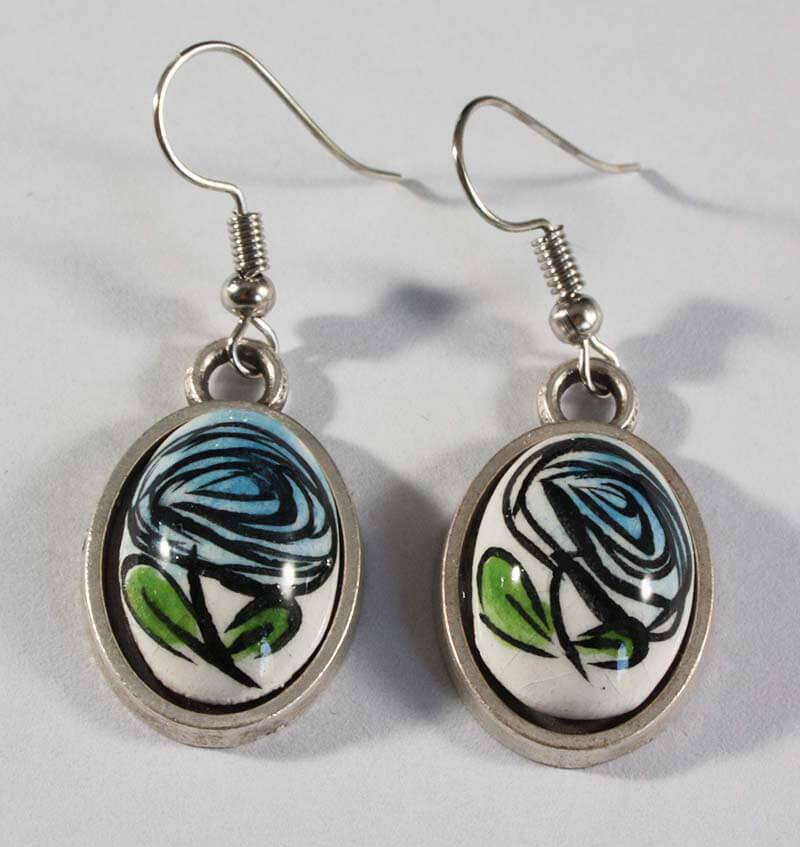 Mavi Büyü İznik Küpe - 1