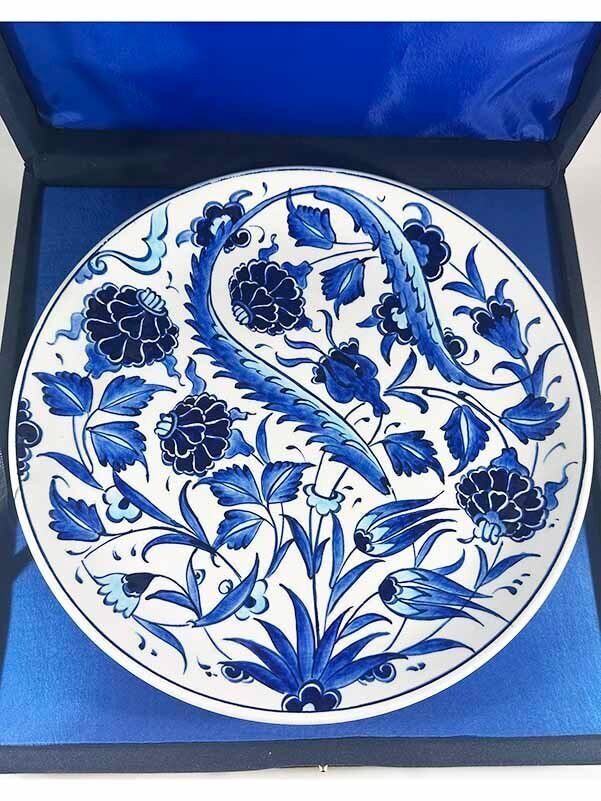 Mavi Zarafet – İznik Çini Tabak - 3