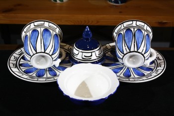 Millet Ishi Two-Person Coffee Set - Çini Evi (1)