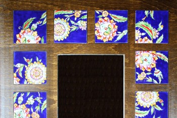 Miroir de carreaux - miroir du palais de carreaux iznik - Çini Evi (1)