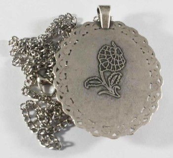 Modern Boyama İznik Çini Kolye Ucu - Çini Evi (1)