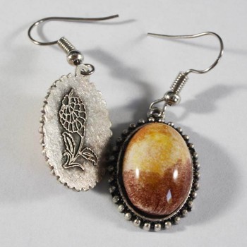 Modern Boyama İznik Küpe - Çini Evi (1)