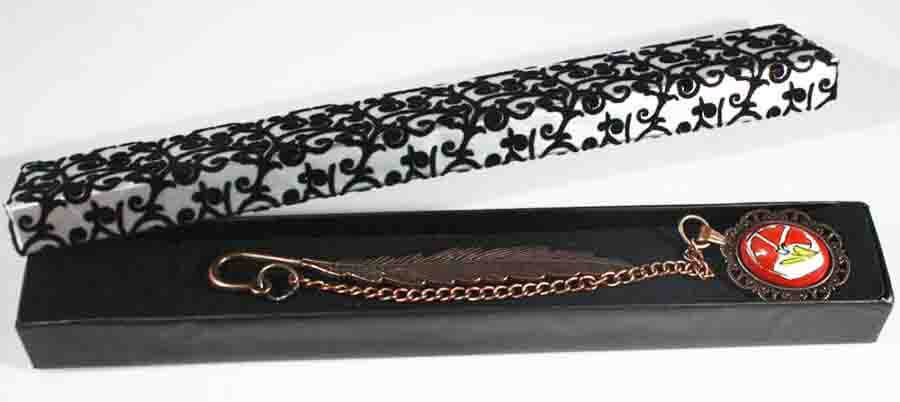Modern Carnation Iznik Ceramic Bookmark - 2