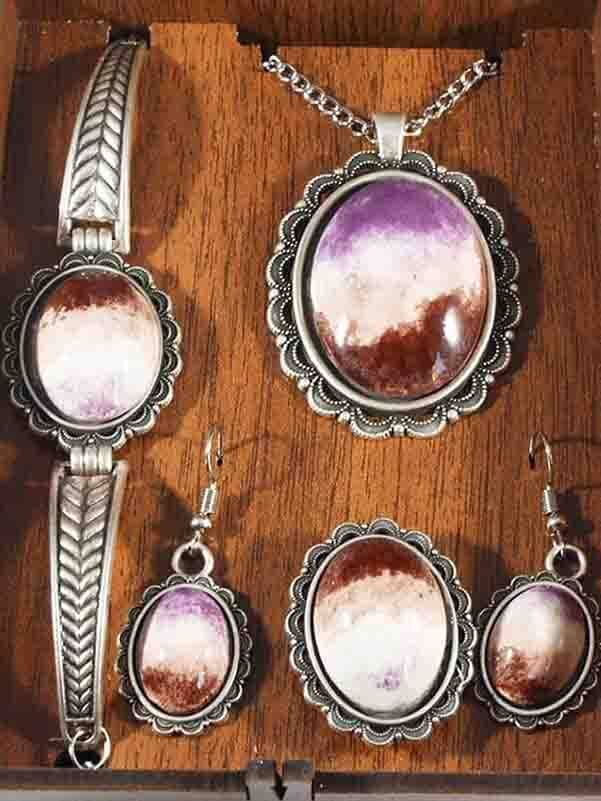 Modern Ceramic Jewelry Set - 2