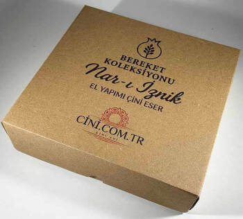 Mor Karanfil – İznik Çinili Nar Plaket - 3