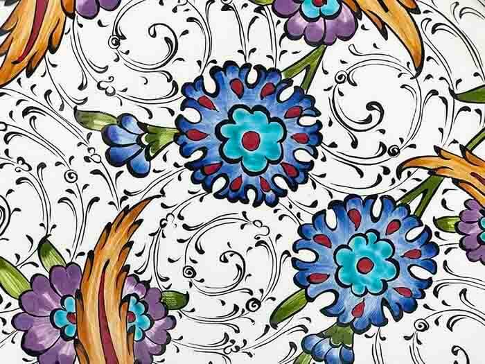 New Business Gift 25cm Iznik Plate - 3