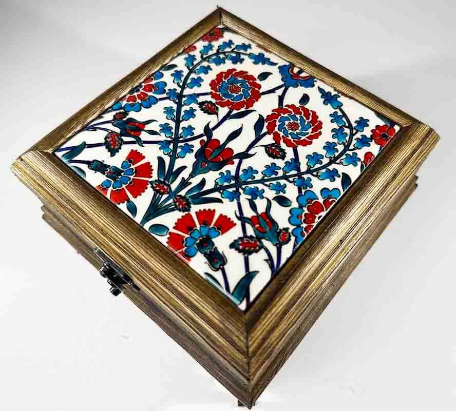 Office Gift Wooden Organizer Box - 1