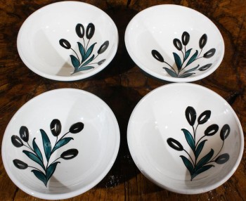 Olive motif bowl set - 1