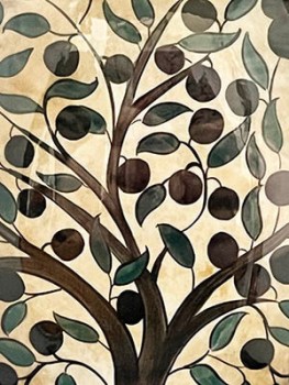 Olive Tree Patterned Iznik Pottery - 2