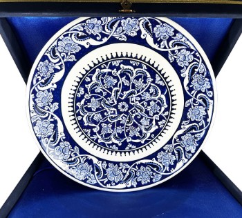 Opening and Ceremony Gift Halic Iznik Ceramic Plate - 1