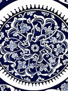 Opening and Ceremony Gift Halic Iznik Ceramic Plate - 2