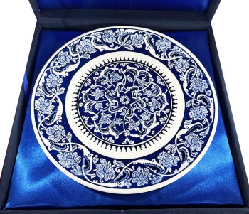 Opening / Ceremonial Gift Iznik Pottery Plate - 3