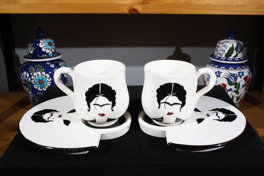 Original Design Iznik Coffee Set - 1