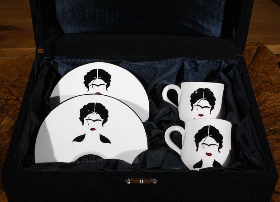 Original Design Iznik Coffee Set - 3