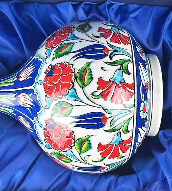 Osmanlı Bahçesi – İznik Çini Vazo - 3