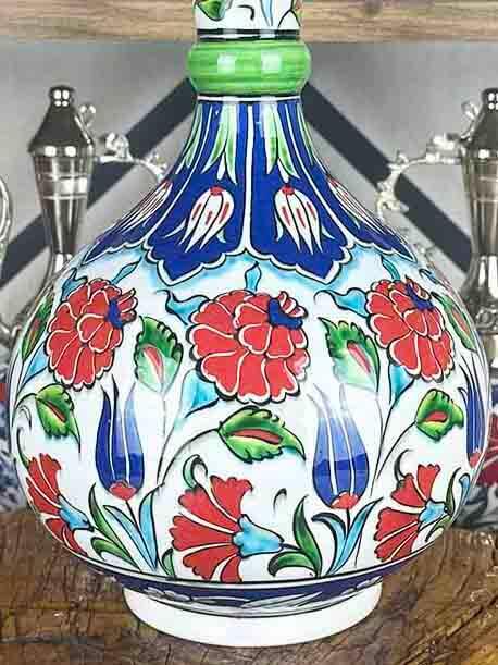 Osmanlı Bahçesi – İznik Çini Vazo - 2