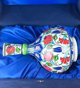 Osmanlı Bahçesi – İznik Çini Vazo - 4