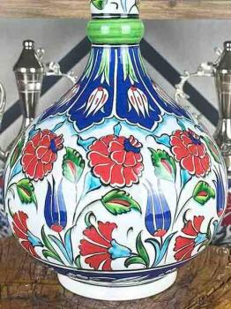 Osmanlı Bahçesi – İznik Çini Vazo - 2