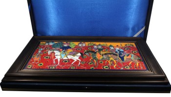 Tile Board Showing The Hunting Scene In The Ottoman Empire - 4