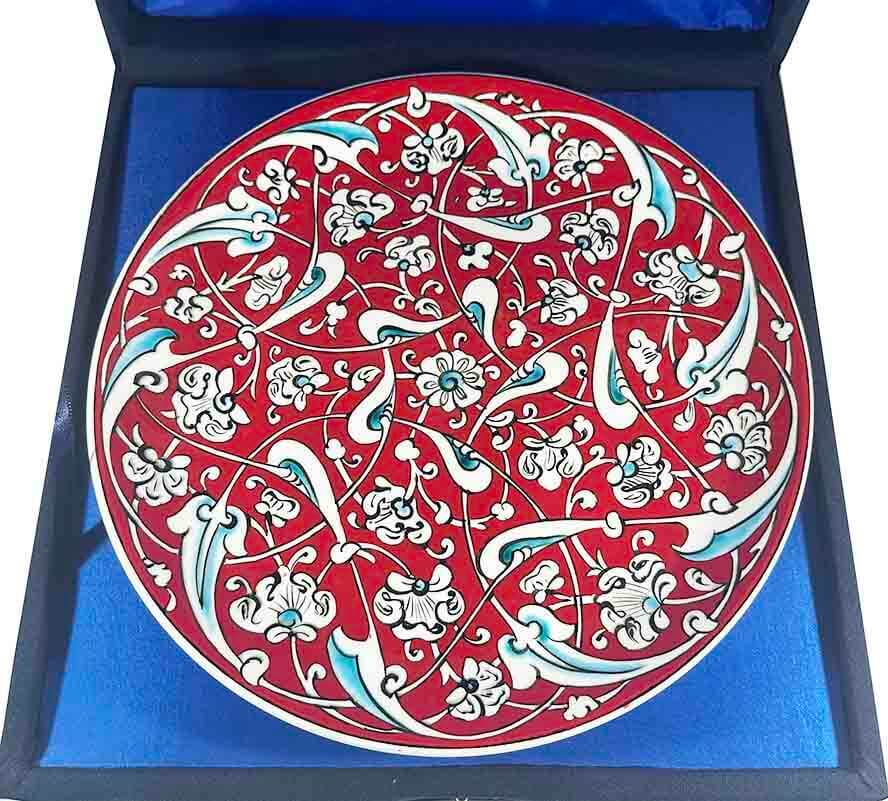 Ottoman Rumi Pattern - Iznik Ceramic Plate - 2