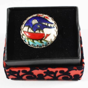 Ottoman Yeleri Motif Ring - Çini Evi