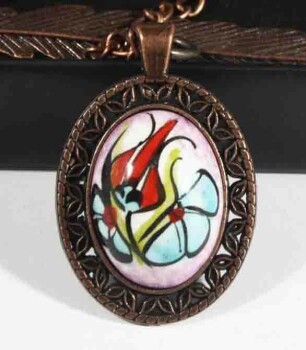 Özel Tasarım Çini Kitap Ayracı - Çini Evi