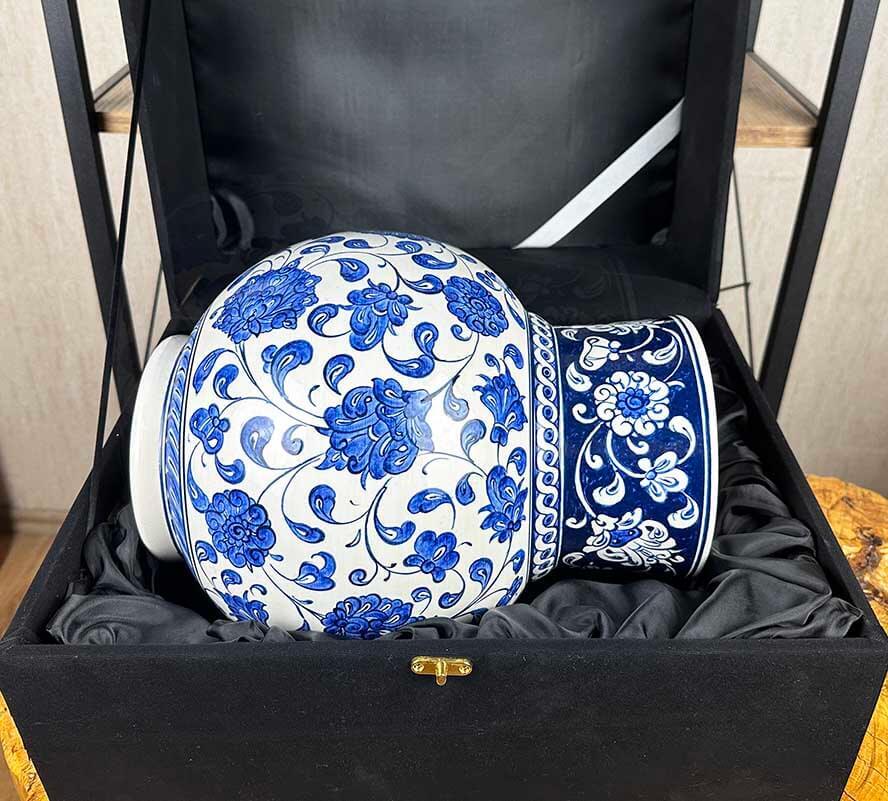 Palastblau – Iznik-Keramik-Schahvase - 5