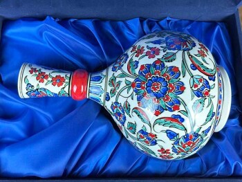Palastblumen – Iznik-Keramikvase - 3