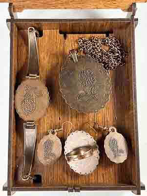 Parure de Bijoux en Céramique d’Iznik – Le Secret d’Elif et Vav - 3