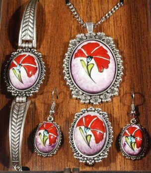 Parure en céramique d’Iznik cadeau d’anniversaire de mariage - 2