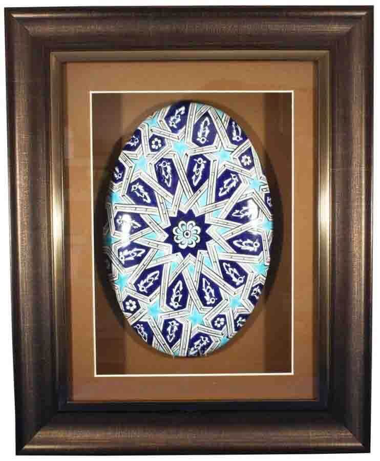 Passepartout-Iznik-Keramik mit Selçuklu-Sternmotiv - 1