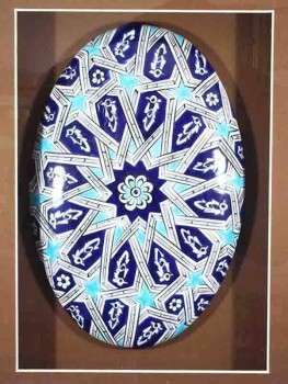 Passepartout-Iznik-Keramik mit Selçuklu-Sternmotiv - 2