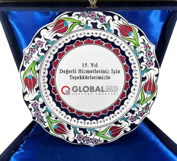 Personalized Iznik Ceramic Plate - Çini Evi