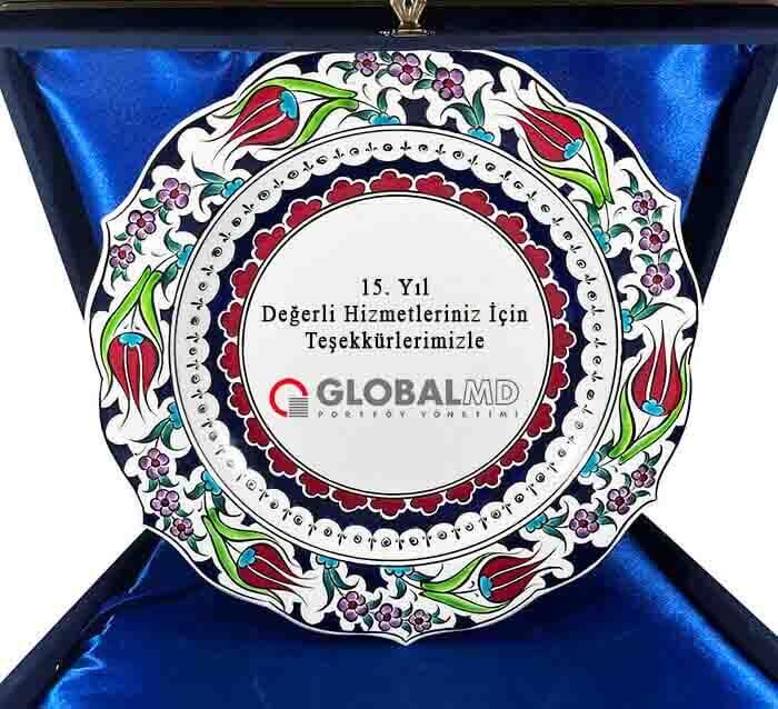 Personalized Iznik Ceramic Plate - 1